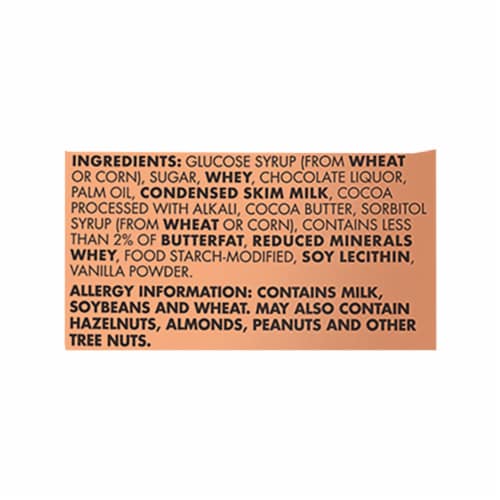Riesen Chocolate Covered Chewy Caramel Candy Share Size Perspective: top