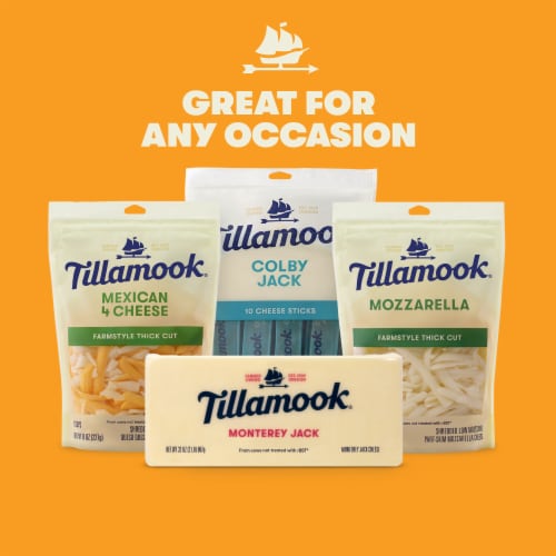 Tillamook Monterey Jack Cheese Block Perspective: top
