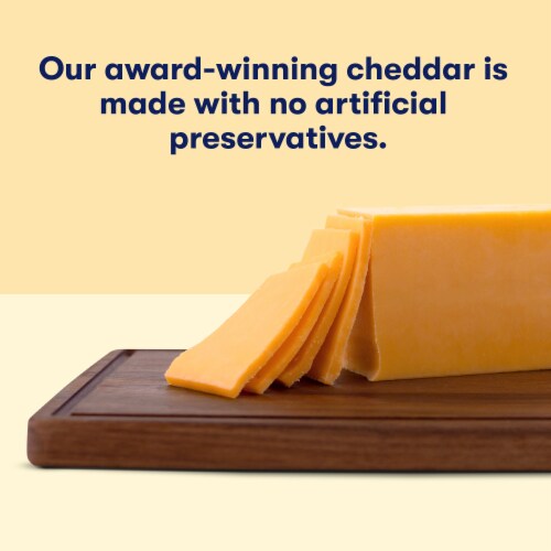 Tillamook® Medium Cheddar Block Cheese Perspective: top