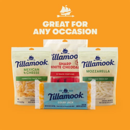 Tillamook Colby Jack Cheese Block Perspective: top