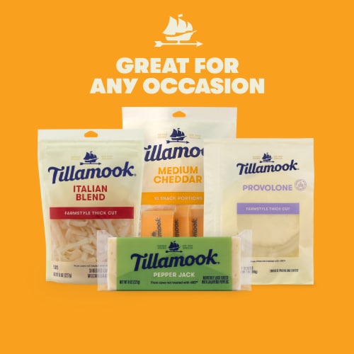 Tillamook Pepper Jack Cheese Block Perspective: top