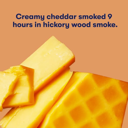 Tillamook Farmers' Collection Hickory Smoked Medium Cheddar Cheese Block Perspective: top