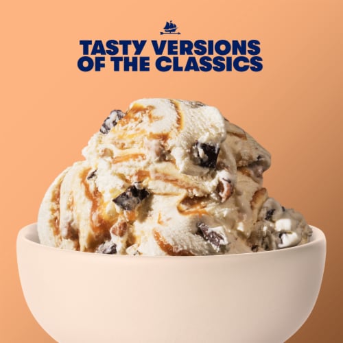 Tillamook Caramel Toffee Crunch Ice Cream Perspective: top