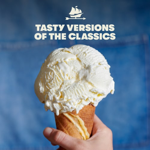 Tillamook French Vanilla Ice Cream Tub Perspective: top