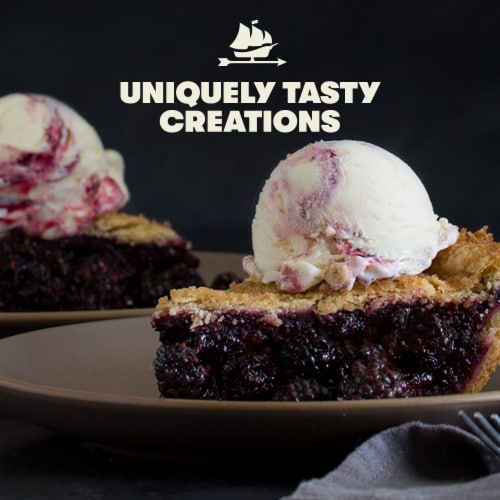 Tillamook Marionberry Pie Ice Cream Perspective: top