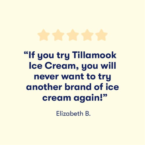 Tillamook Udderly Chocolate Ice Cream Perspective: top