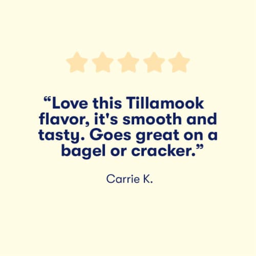 Tillamook® Jalapeno Honey Cream Cheese Spread Perspective: top