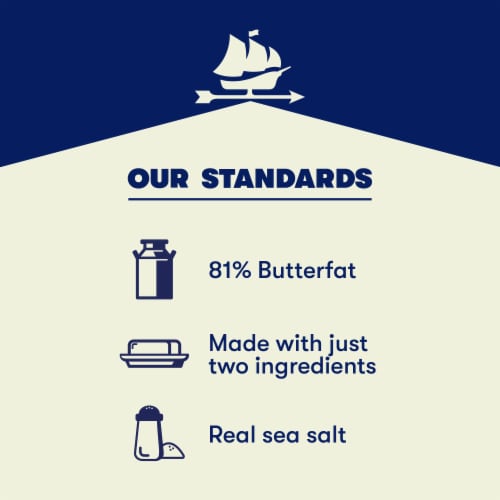 Tillamook Extra Creamy Sea Salted Butter Perspective: top
