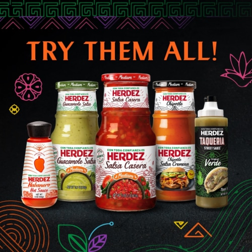 Herdez® Salsa Verde Mild, 7 Oz. Perspective: top