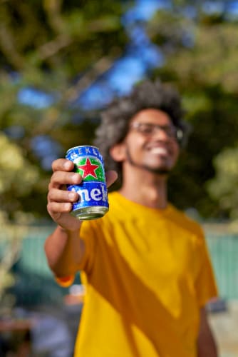 Heineken Non-Alcoholic Beer Perspective: top