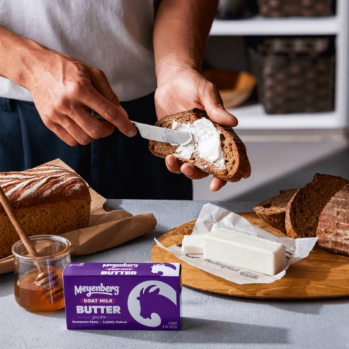 Meyenberg® European Style Goat Milk Butter - LIghtly Salted Perspective: top