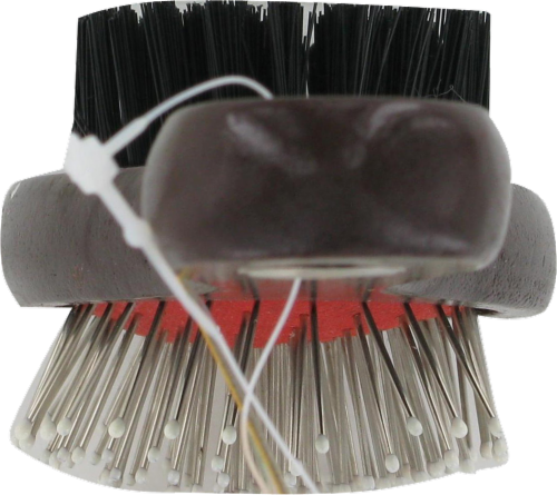 Aloe Care Small Combo Pin/bristle Brush Perspective: top