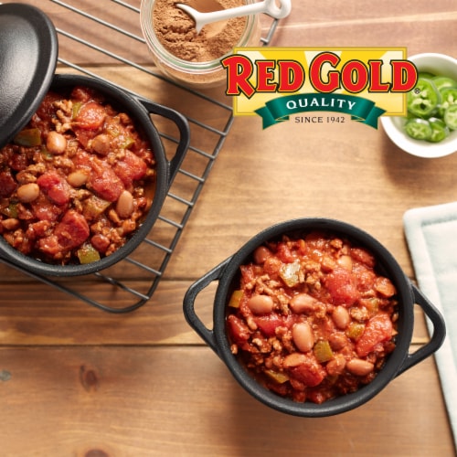 Red Gold® Crushed Tomatoes Perspective: top