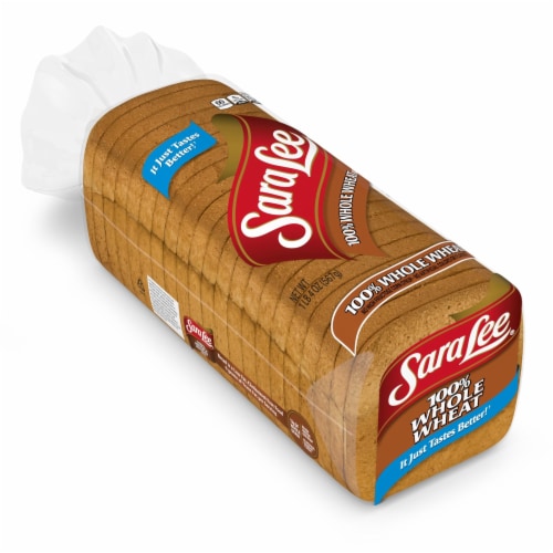 Sara Lee 100% Whole Wheat Sandwich Bread Perspective: top