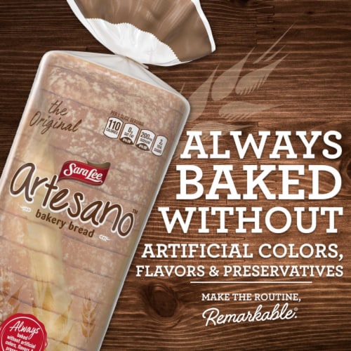 Sara Lee Artesano Original Bread Perspective: top