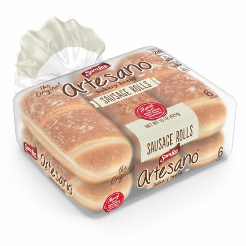 Sara Lee Artesano Plain Sausage Rolls Perspective: top