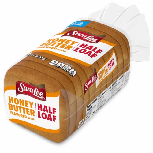 Sara Lee Half Loaf Honey Butter Bread Perspective: top