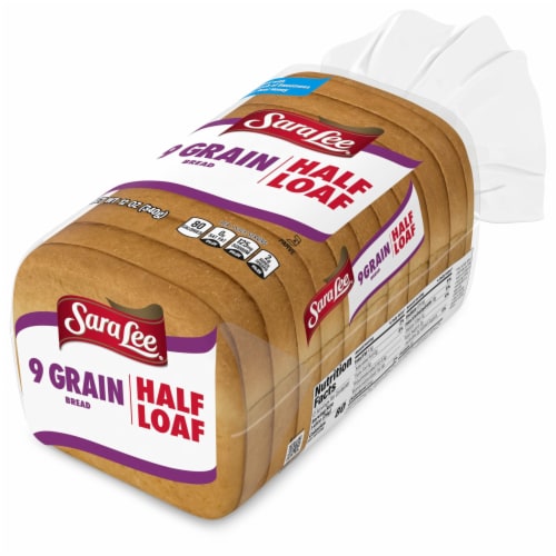 Sara Lee Half Loaf 9 Grain Bread Perspective: top