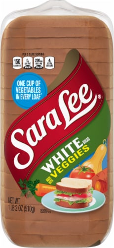 Sara Lee White Bread with Veggies, 18 oz - Kroger