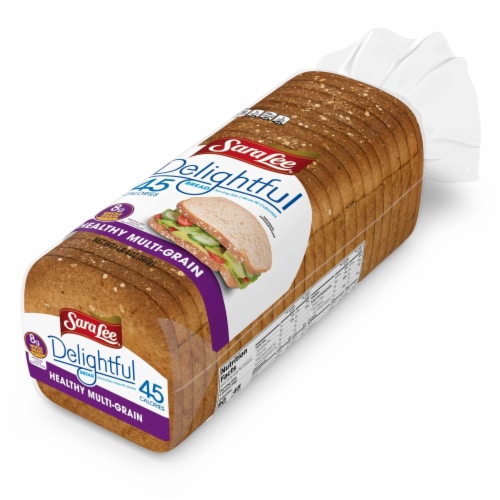 Sara Lee Delightful Multi-Grain Bread Perspective: top