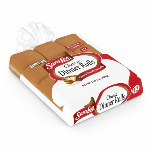 Sara Lee Classic White Dinner Rolls Perspective: top