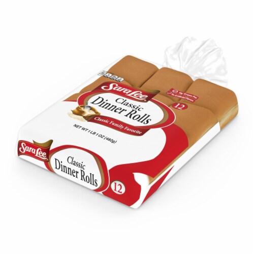 Sara Lee Classic White Dinner Rolls Perspective: top