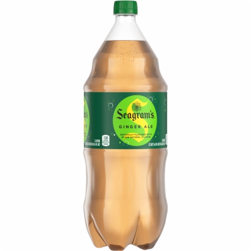 Seagram'S® Ginger Ale Caffeine Free Soda Bottle Perspective: top