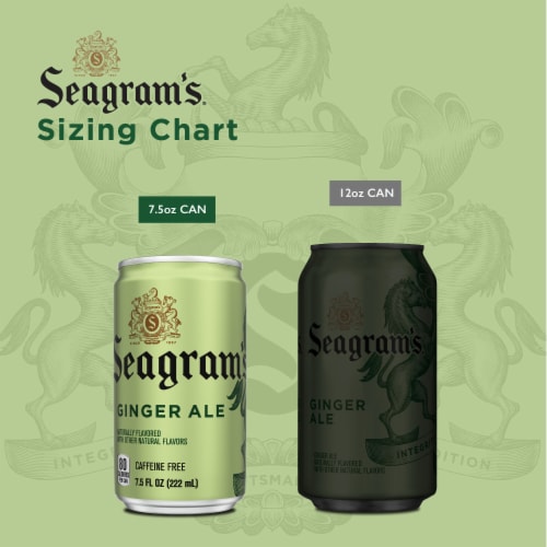 Seagram'S® Ginger Ale Caffeine Free Soda Cans Perspective: top
