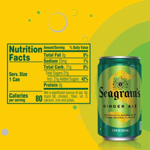 Seagram's® Mini Ginger Ale Perspective: top