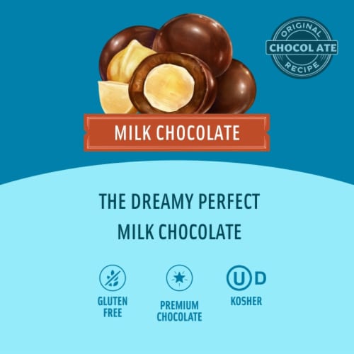 Mauna Loa Milk Chocolate Macadamia Nuts - 4oz Bag Perspective: top