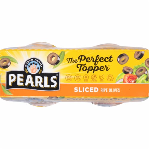 Pearls® Sliced Black Olives To Go Cups Perspective: top