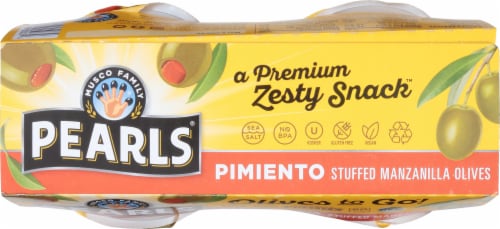 Pearls® To Go Pimiento Stuffed Olives Perspective: top