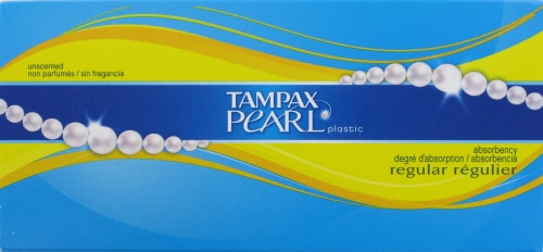 Tampax Pearl Regular Tampons Perspective: top