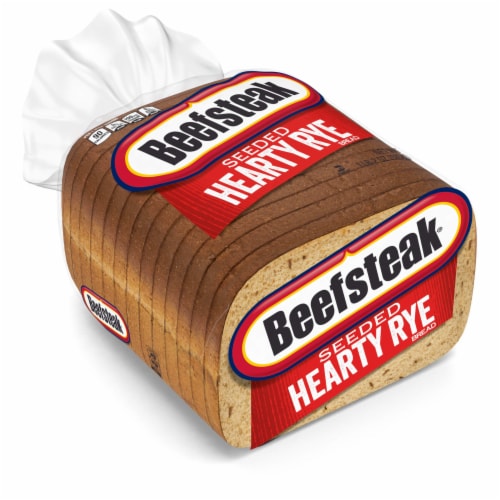 Beefsteak Seedless Hearty Rye Bread Perspective: top