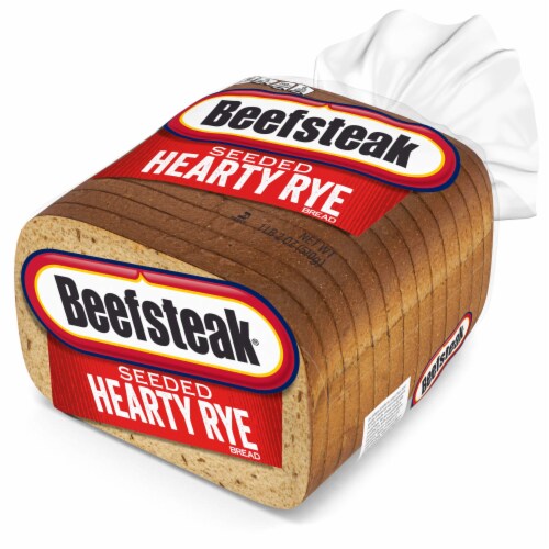 Beefsteak Seeded Hearty Rye Bread Perspective: top