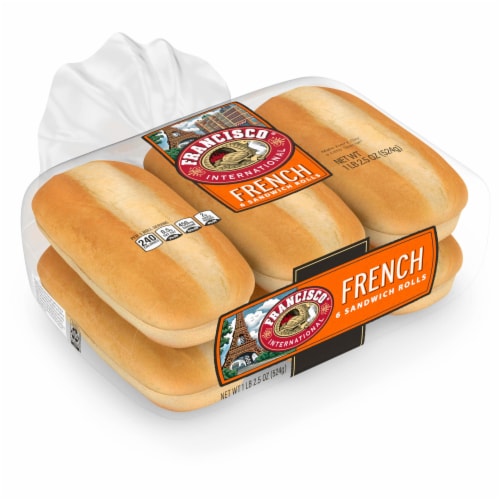 Francisco International French Sandwich Rolls Perspective: top