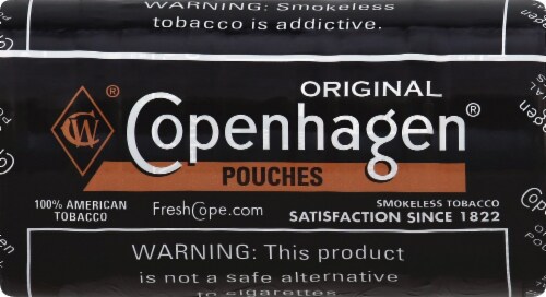Copenhagen Original Smokeless Tobacco Pouches 1 ct QFC
