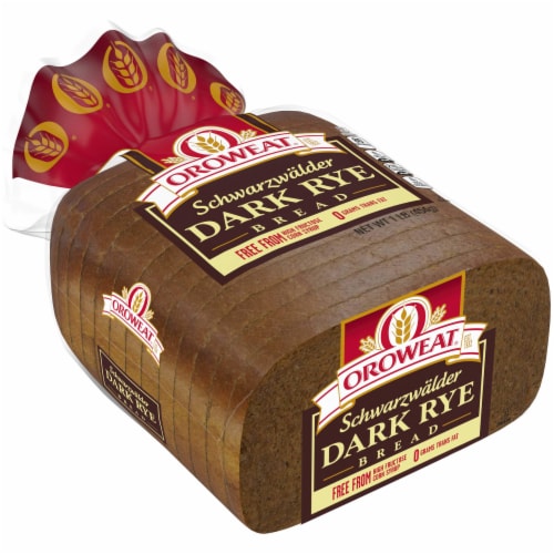 Oroweat Schwarzwalder Dark Rye Bread Perspective: top