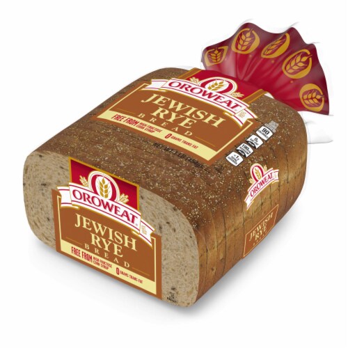 Oroweat Jewish Rye Bread Perspective: top