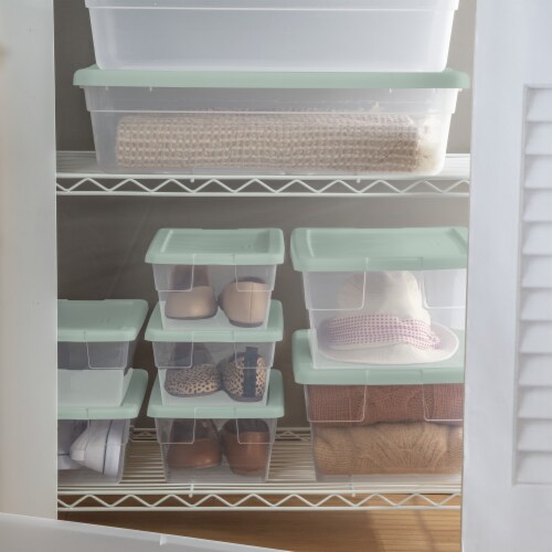 Sterilite® Storage Containers Multipack - Mindful Mint Perspective: top