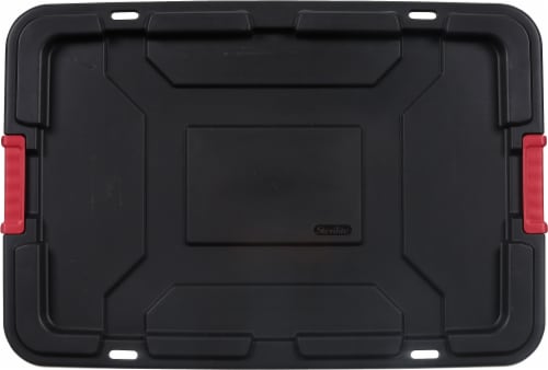 Sterilite Industrial Storage Tote - Black Perspective: top