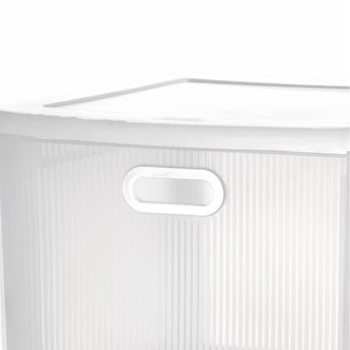 2-Pack Sterilite 36208002 Ultra 2 Drawer Plastic Rolling Storage Container Perspective: top