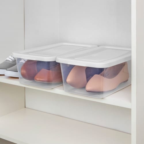 Sterilite 6-Quart Storage Box Perspective: top