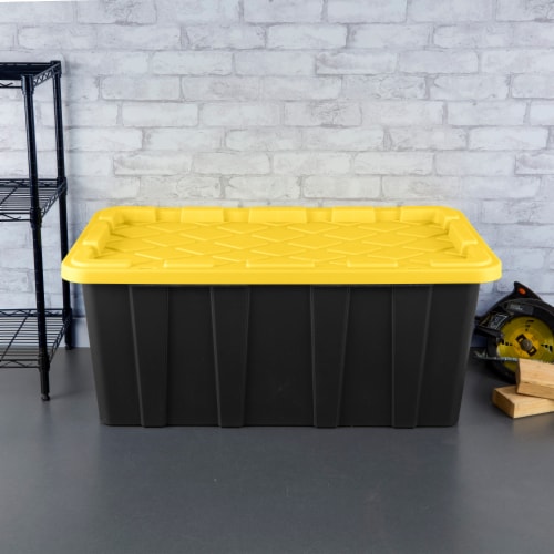Sterilite 50679Y04 38 Gal Industrial Tote Perspective: top