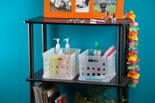 Sterilite Small Crate - Clear Perspective: top