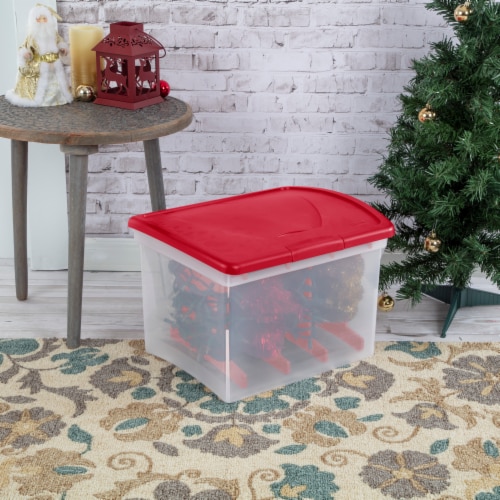 Sterilite Light Box Storage Bin Perspective: top