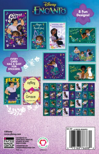 Paper Magic Encanto Valentines Stickers Perspective: top