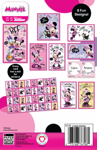 Paper Magic Minnie Valentines Stickers Perspective: top