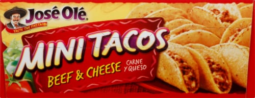 Jose Ole® Beef & Cheese Mini Tacos Perspective: top