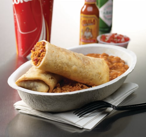 Posada® Steak & Cheese Frozen Chimichangas Perspective: top